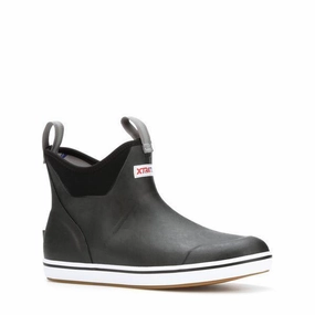 Xtratuf Men's 6" Ankle Deck Boots Black
