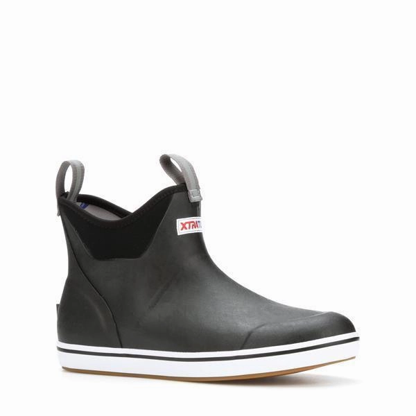 Xtratuf Men's 6" Ankle Deck Boots Black