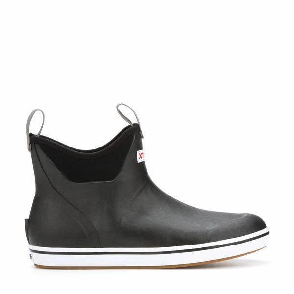 Xtratuf Men's 6" Ankle Deck Boots Black
